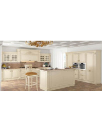 CUCINA  LINEARE PIU 4 COLONNE ALTRA PARETE PIU PENISOLA