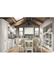 CUCINA BIANCA ANGOLARE BIANCA ANTA MASSICCIA