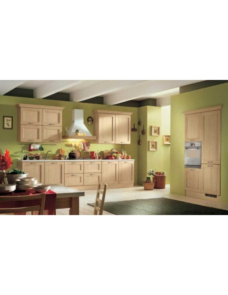 CUCINA FRASSINO ROVERE CHIARO