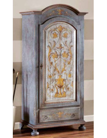 ARMADIO 1 PORTE E 1 CASSETTO LACCATO