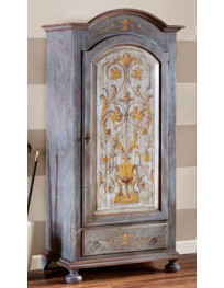 ARMADIO 1 PORTE E 1 CASSETTO LACCATO