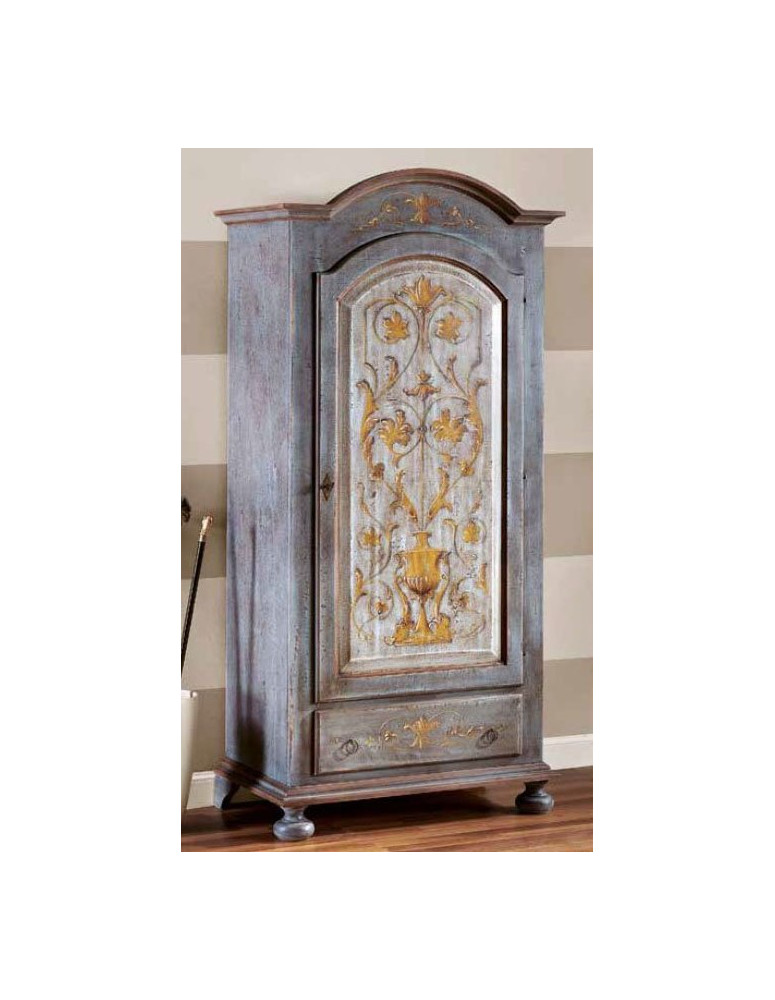 ARMADIO 1 PORTE E 1 CASSETTO LACCATO