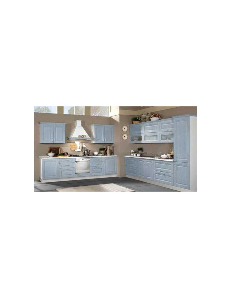 CUCINA ANTA LEGNO DECAPE’ COLORE AVIO