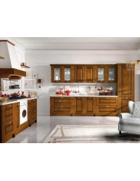 CUCINA NOCE DUE PARETI