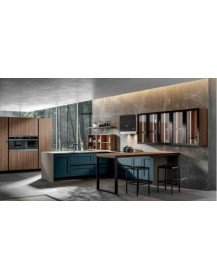 CUCINA ANTE MARE E BIONDO CON PENISOLA