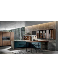 CUCINA ANTE MARE E BIONDO CON PENISOLA