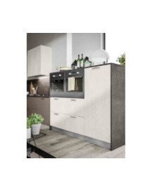 CUCINA ANTE BIANCO GESSO E SAVANA ANGOLARE