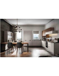 CUCINA ANGOLARE FINITURE: DUNA E BIONDO