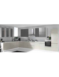 CUCINA GRIGIO TRANCHE E ANTRACITE LUCIDO