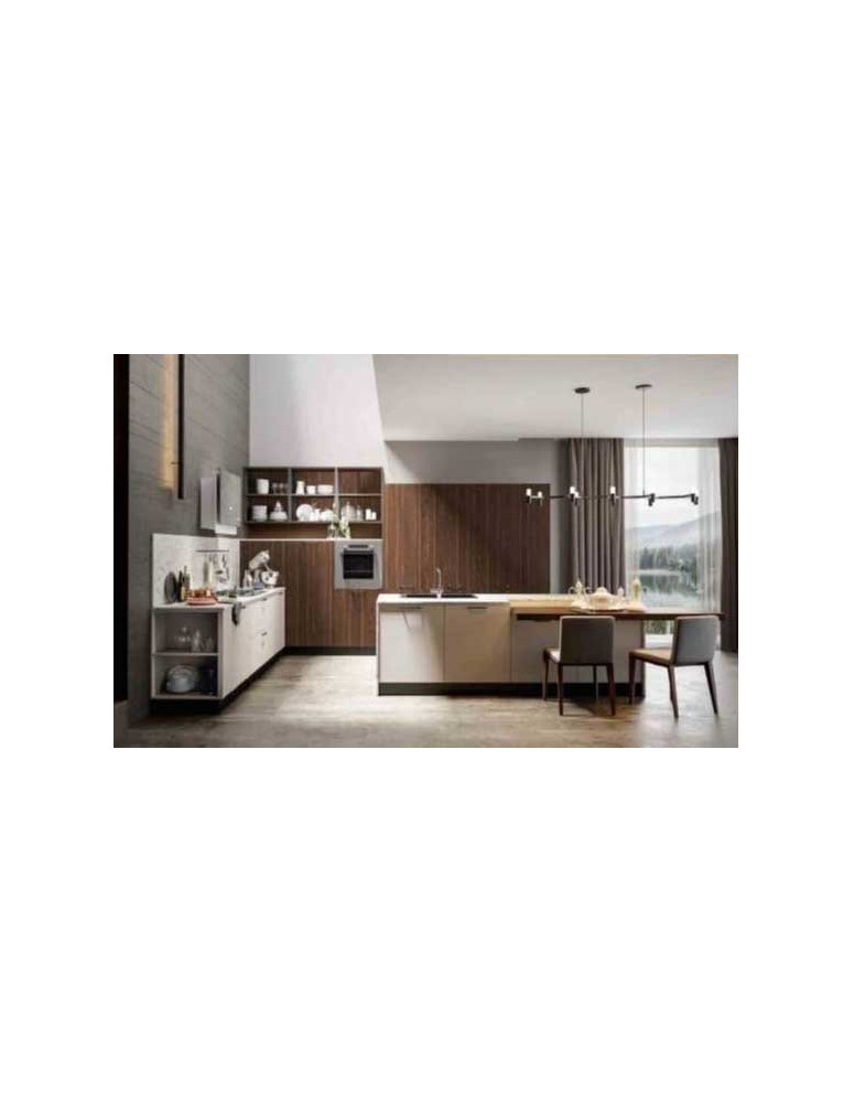 CUCINA ANGOLARE FINITURE DUNA E BRUNO