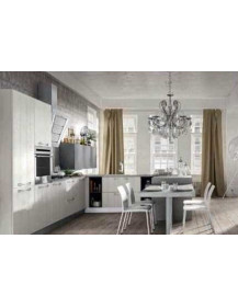 CUCINA ANGOLARE CON CESTONI