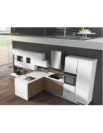 CUCINA CON SOGGIORNO E PENISOLA CON LAVELLO A L