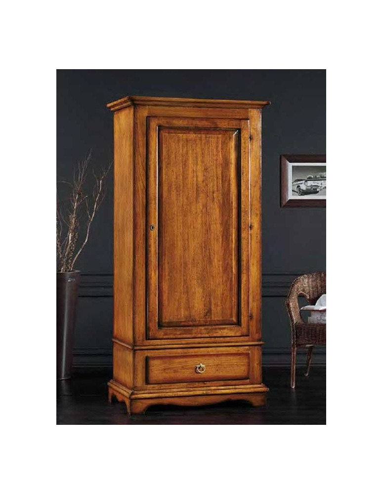ARMADIO 1 ANTA E 1 CASSETTO MASSICCIO
