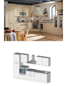 CUCINA COLORE AVORIO