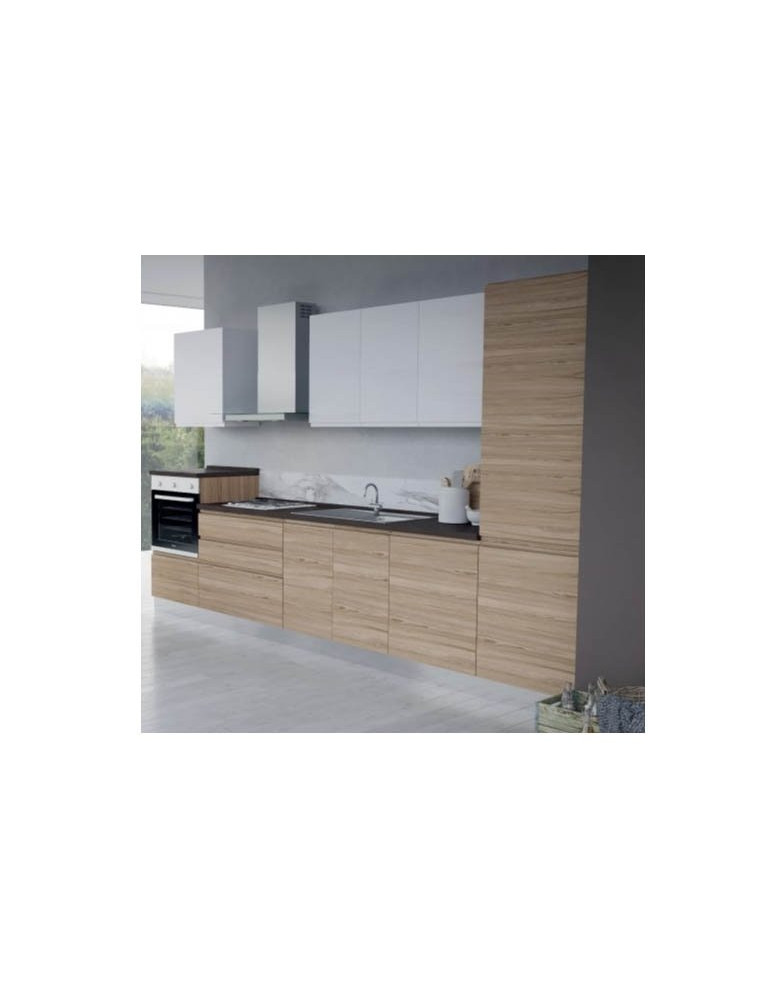 CUCINA COLORE ROVERE NATURALE