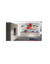 CUCINA ROVERE CORDA E ROSSO LUCIDO