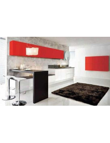 CUCINA LINEARE CON PRIMA COLAZIONE ANGOLARE