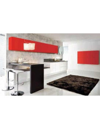 CUCINA LINEARE CON PRIMA COLAZIONE ANGOLARE