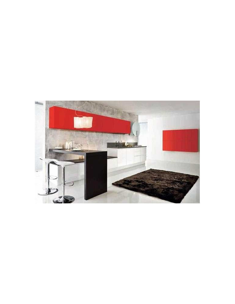 CUCINA LINEARE CON PRIMA COLAZIONE ANGOLARE