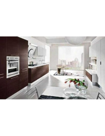 CUCINA LINEARE CON SOGGIORNO
