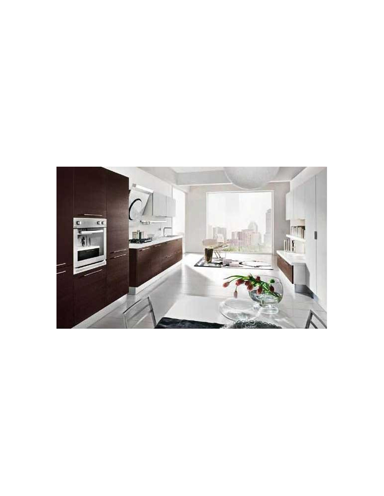 CUCINA LINEARE CON SOGGIORNO