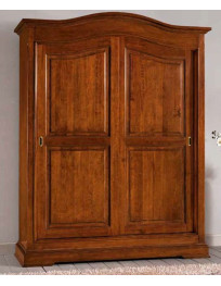 ARMADIO CLASSICO 2 ANTE SCORREVOLI  A CAPPELLO DA PRETE  VERNICIATO