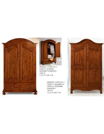 ARMADI 2 PORTE PIU 2 CASSETTI