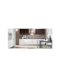CUCINA COLORI BIANCO E WENGE’