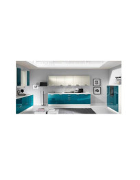 CUCINA COLORI PETROLIO LUCIDO E GHIACCIO YOSEMITE