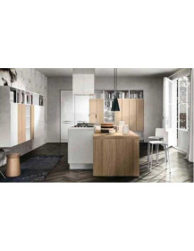 CUCINA CON TAVOLATO OLMO