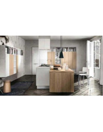 CUCINA CON TAVOLATO OLMO