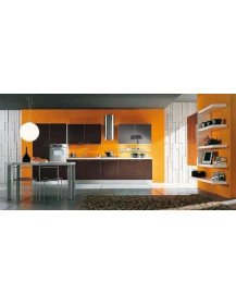 CUCINA COMPOSE TRA PARETE E ANTE CAFFE