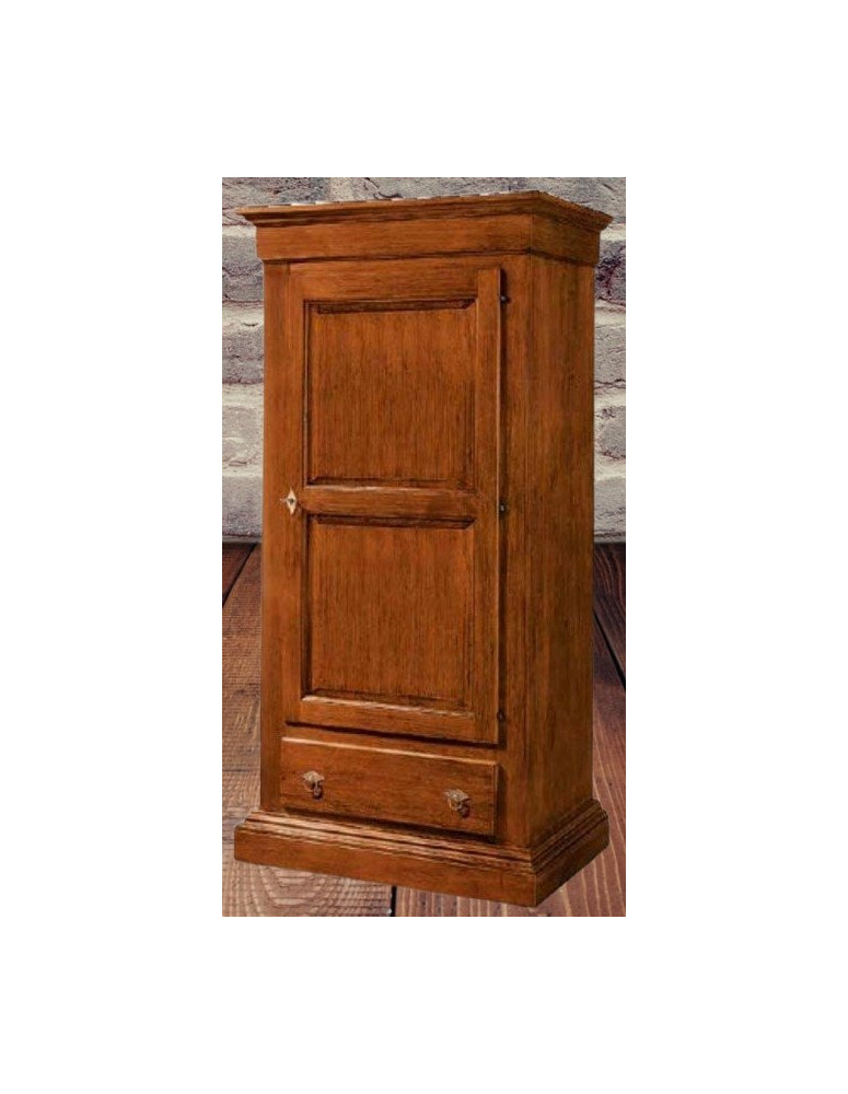 ARMADIO 1 PORTA E 1 CASSETTO. VERNICIATO