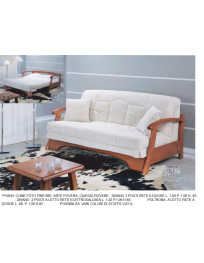 DIVANI 2 POSTI FINITURE ARTE POVERA  CILIEGIO