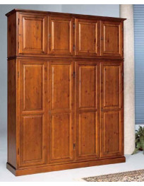 ARMADIO IN LEGNO PINO 8  ANTE