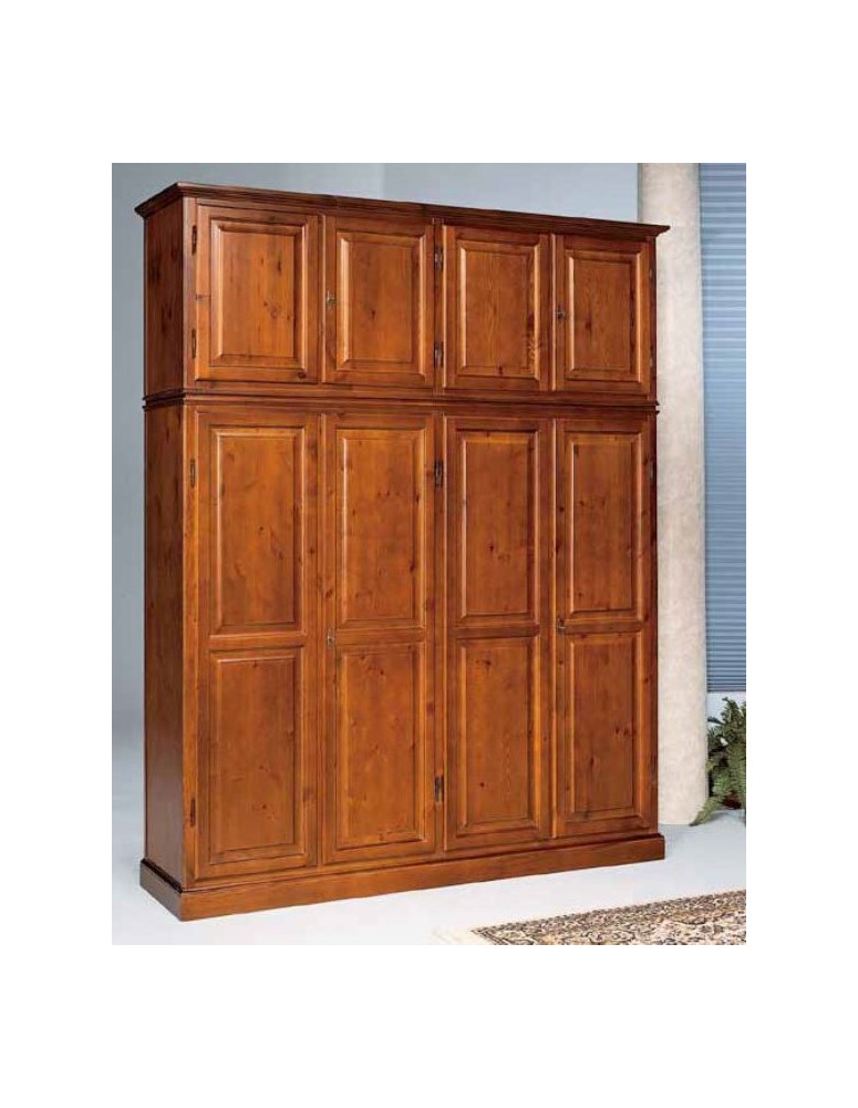 ARMADIO IN LEGNO PINO 8  ANTE