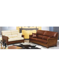 DIVANO LEGNO CON FIANCHI LATERALI IN LEGNO