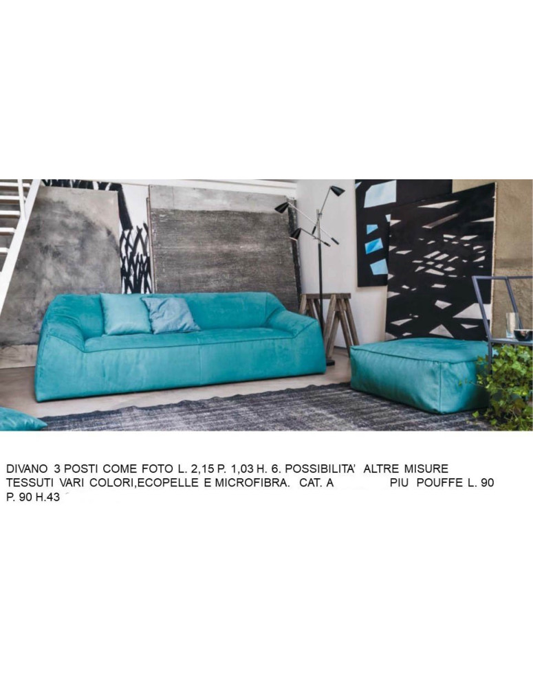 DIVANO E POUFFE