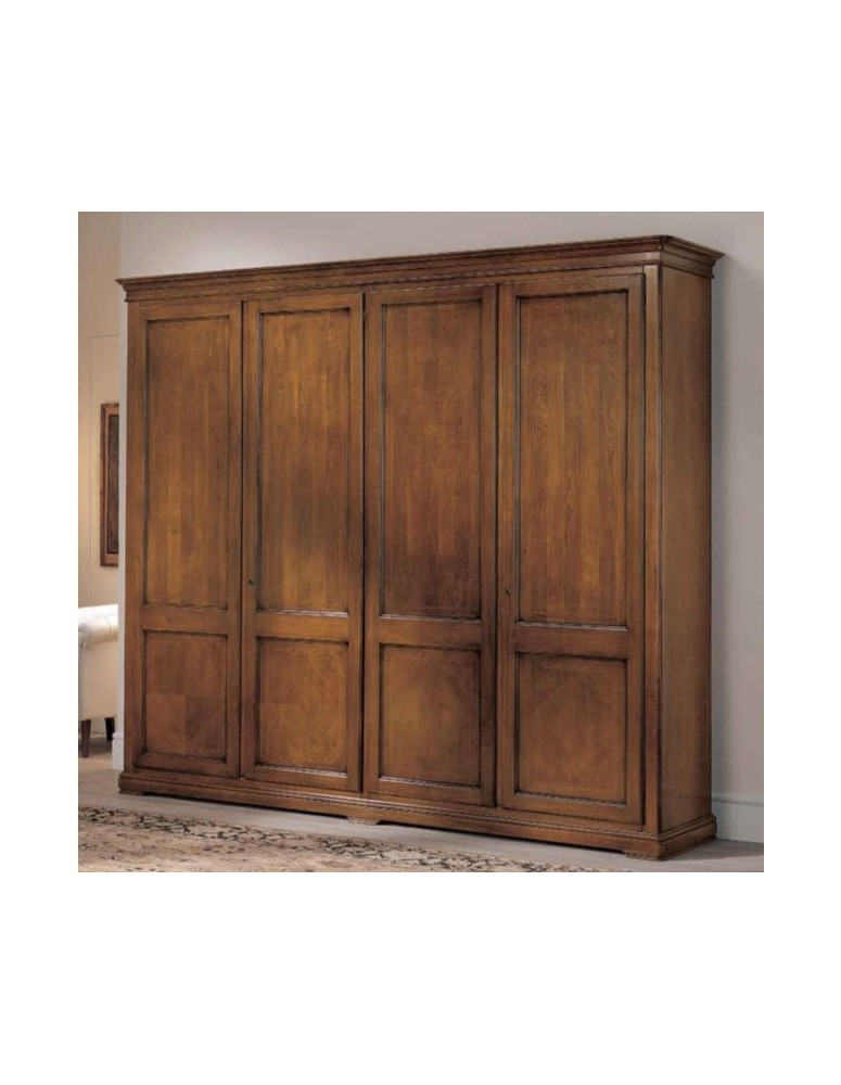 ARMADIO 4  ANTE ANTONI PANNELLI CON FILETTO E SPINA DI PESCE