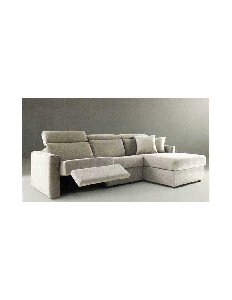 DIVANO 2 POSTI + PENISOLA LATERALE