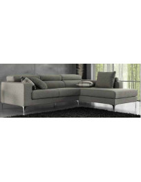 DIVANO 3 POSTI CON PENISOLA LATERALE FISSO