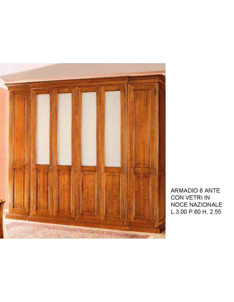 ARMADIO CON VETRI SATINATI