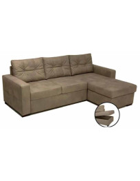 DIVANO 3 POSTI A LETTO CON PENISOLA CONTENITORE