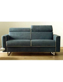 DIVANO 3 POSTI TRASFORMABILE A LETTO CON POGGIA TESTA RECLINABILI