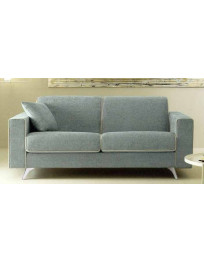 DIVANO 3 POSTI TRASFORMABILE  A  LETTO CON GAMBE IN ACCIAIO INOX