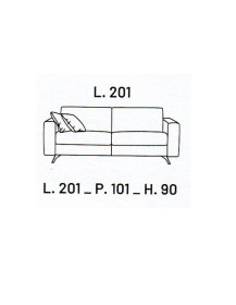 DIVANO 3 POSTI TRASFORMABILE  A  LETTO CON GAMBE IN ACCIAIO INOX
