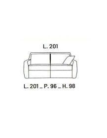 DIVANO 3 POSTI TRASFORMABILE A  LETTO