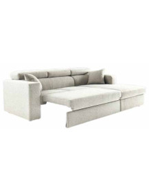 DIVANO 2 POSTI APERTO CON POGGIA TESTA MOVIBILI