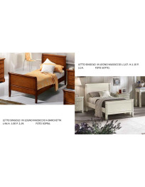 LETTINO SINGOLO LACCATO