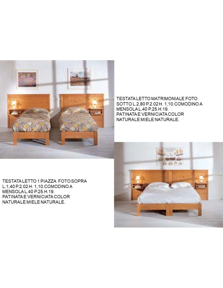 TESTATA LETTO 1 PIAZZA E MATRIMONIALE